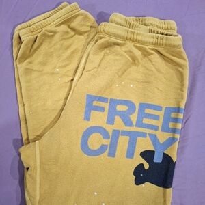 Mustard Yellow FreeCity Jogger